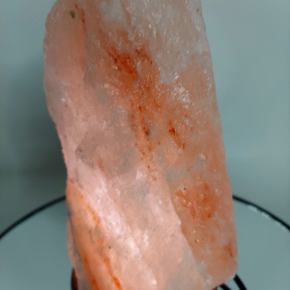 Himalayan Salt Lamp w/wooden base - Picture 2 of 4